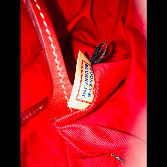 DOONEY AND BOURKE CANVAS/a JACQUARD LARGE SATCHEL - Picture 8 of 9